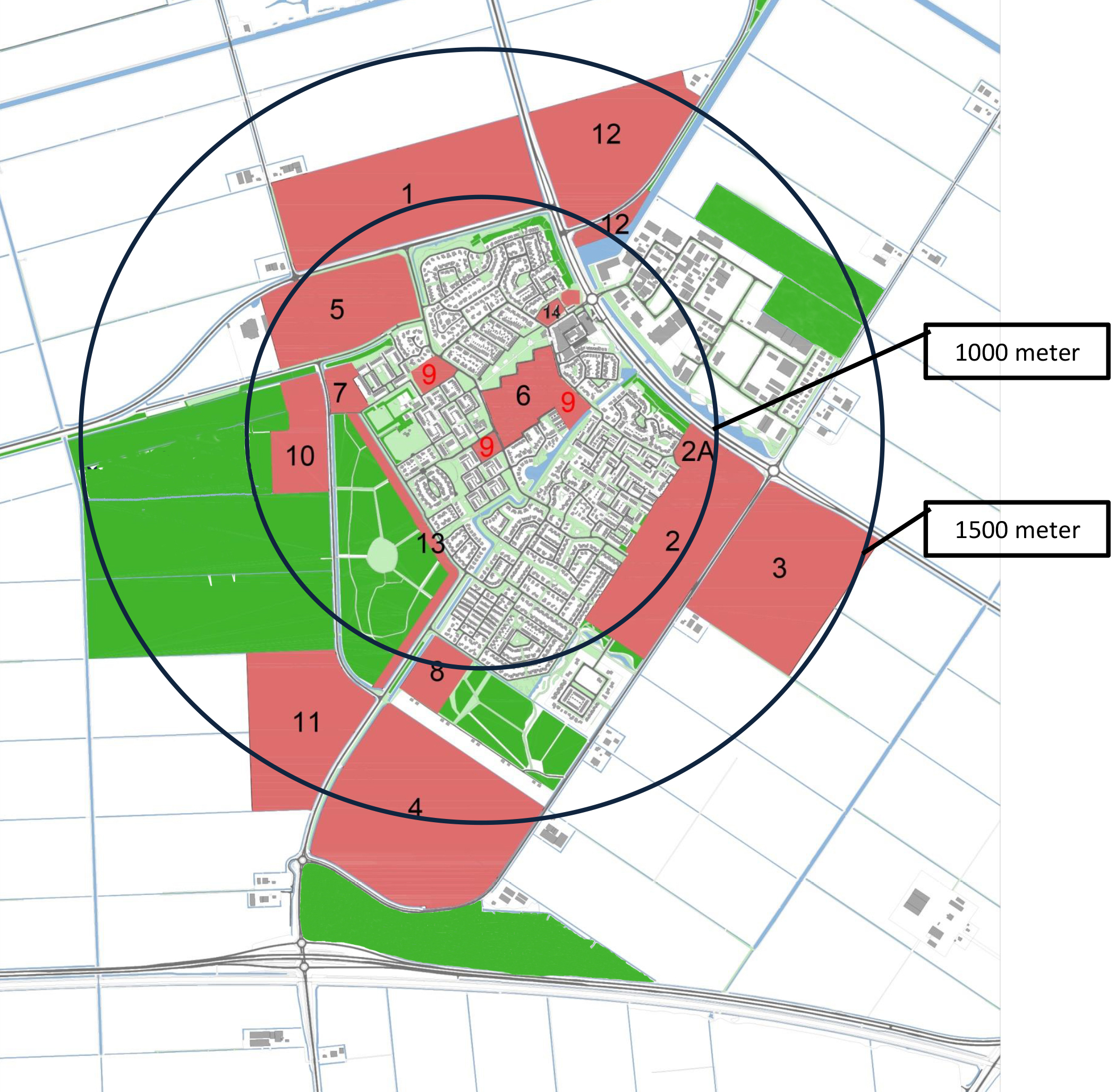 Overzichtskaart locaties 